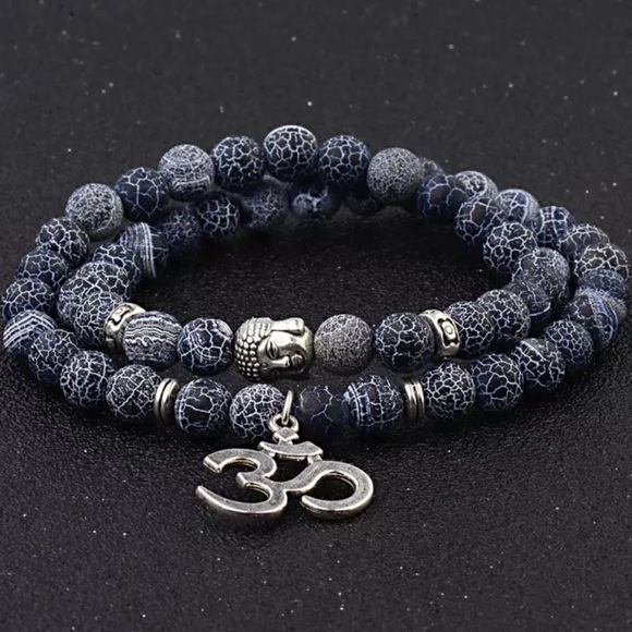 Gemstone Meditation Mala bracelet - Picture 3 of 11